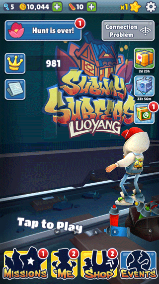 地铁跑酷国际服4